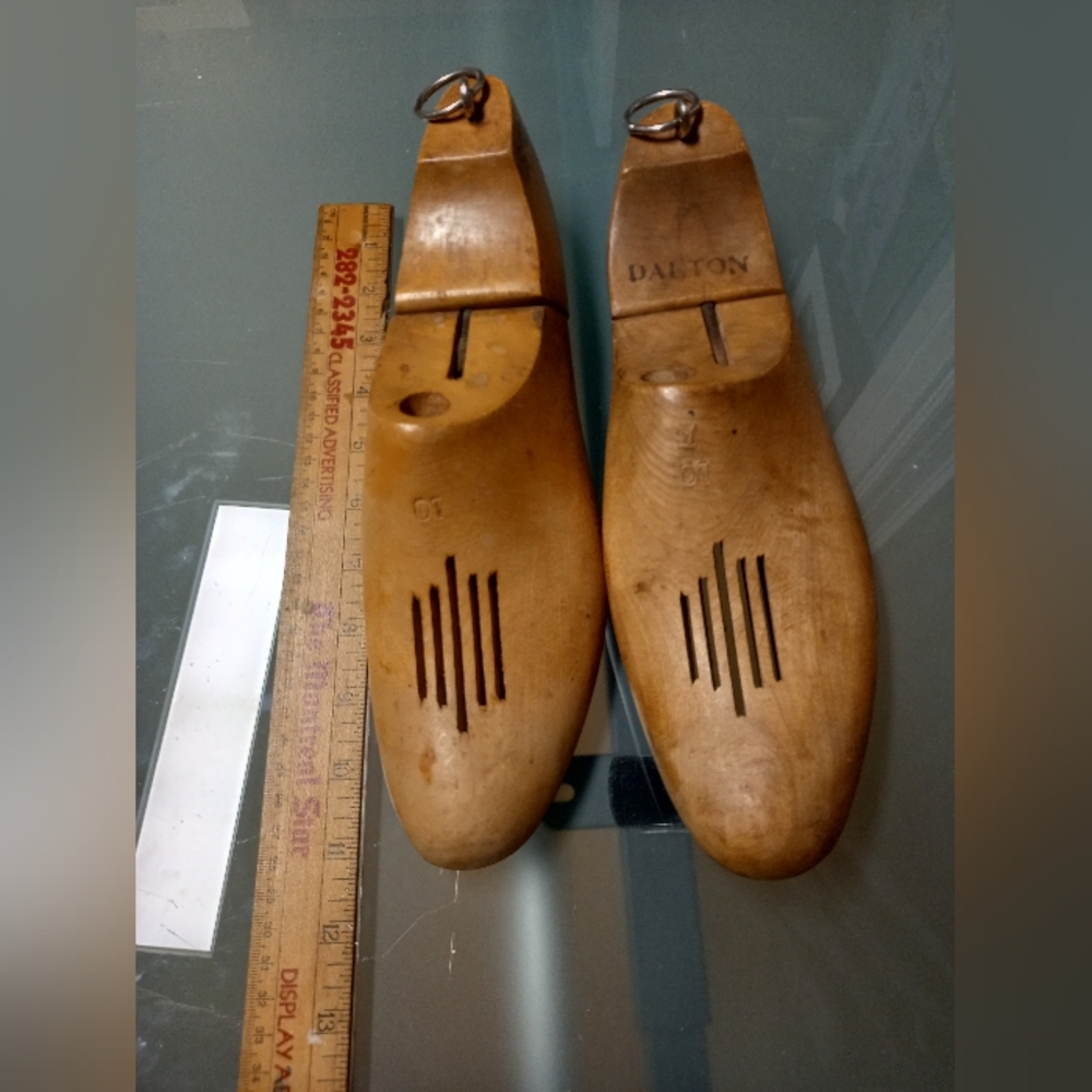 Two Left Wood Shoe Forms